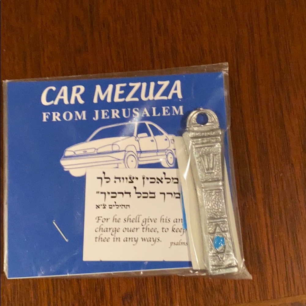 A car Mezuzah.